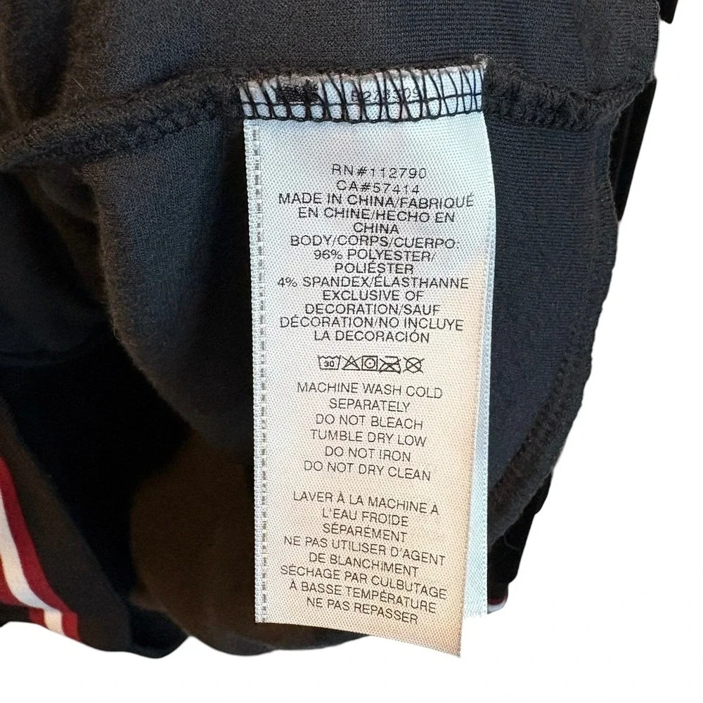 True Religion Mens Velour Tour Track Jacket Size Medium Black World Tour